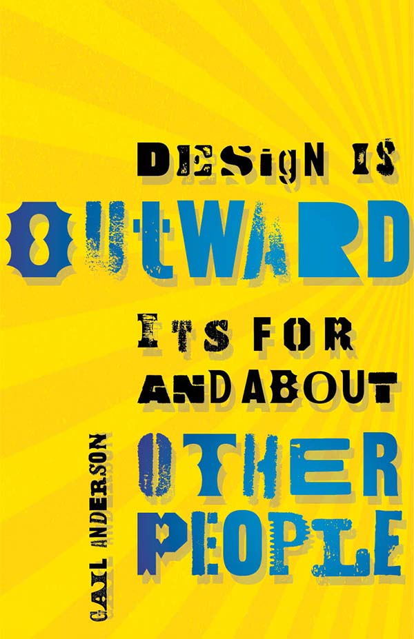 Typographic Quote with Multiple Fonts of Design quote by Gail Anderson